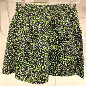 Lily Pulitzer preppy cheetah print skirt